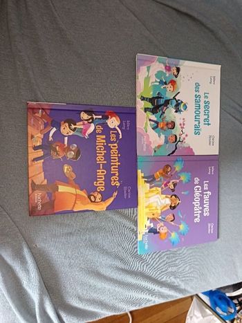 Lot livres mcdo le club des aventuriers de l'histoire