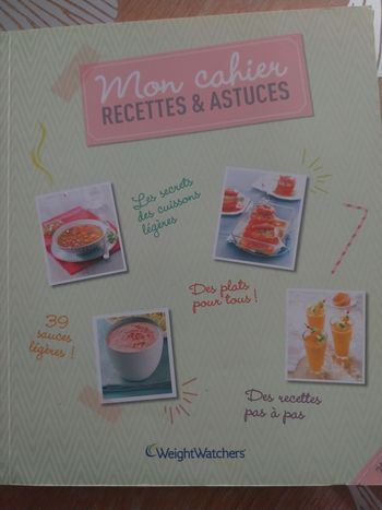 Mon cahier recettes et astuces WeightWatchers 