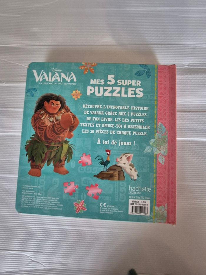 Livre puzzle Vaiana - photo numéro 2
