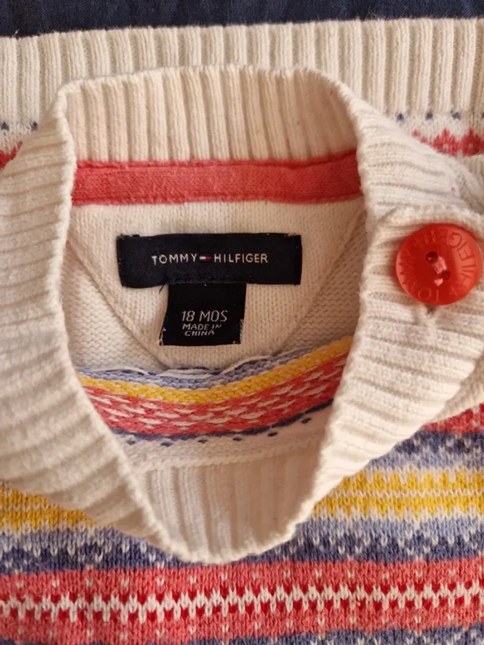Robe pull - Tommy Hilfiger - 18 mois - photo numéro 4