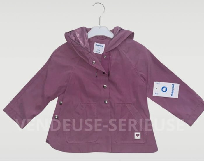 Veste coupe vent Suédine Lila 4 ans Mayoral - photo numéro 3