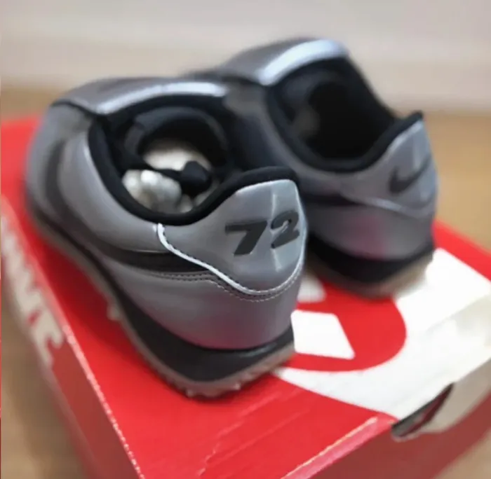 Nike Cortez SE Tiempo Pack Metallic Cool Grey Taille 38.5 - photo numéro 4