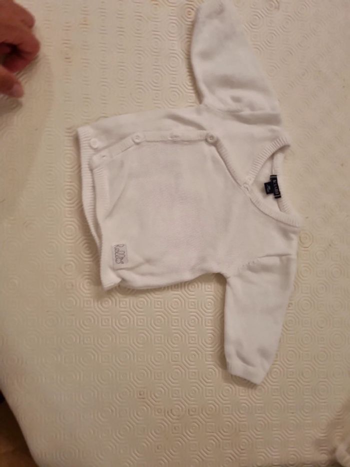 Gilet kiabi blanc - photo numéro 2