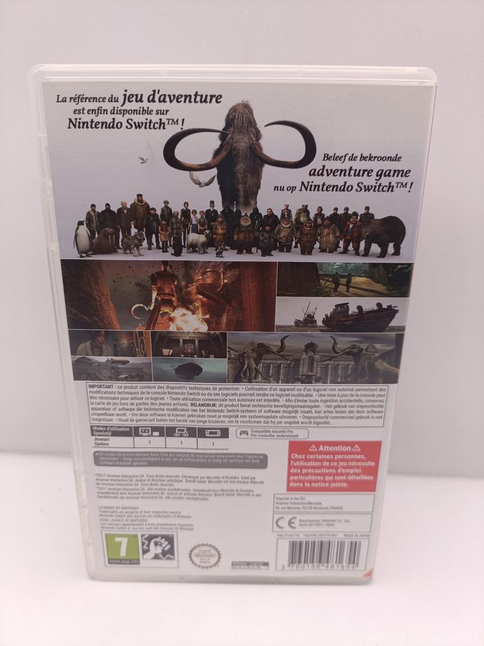 Jeu switch Syberia B.Sokal - photo numéro 2