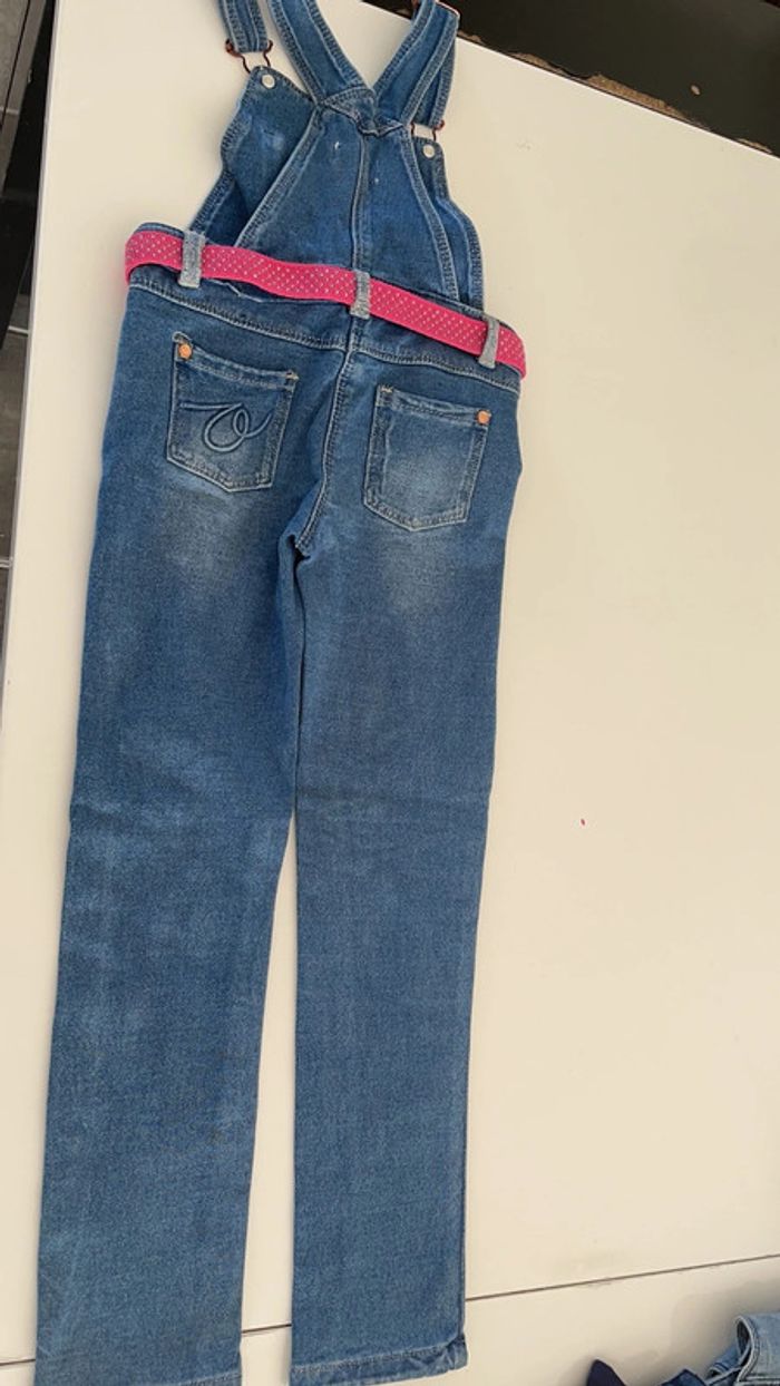 Salopette en jean avec ceinture 5 ans - photo numéro 5