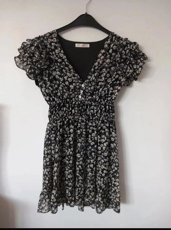 Robe courte fleurie S/M