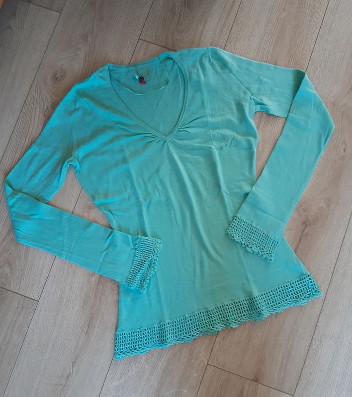 Pull femme col V Esprit taille M