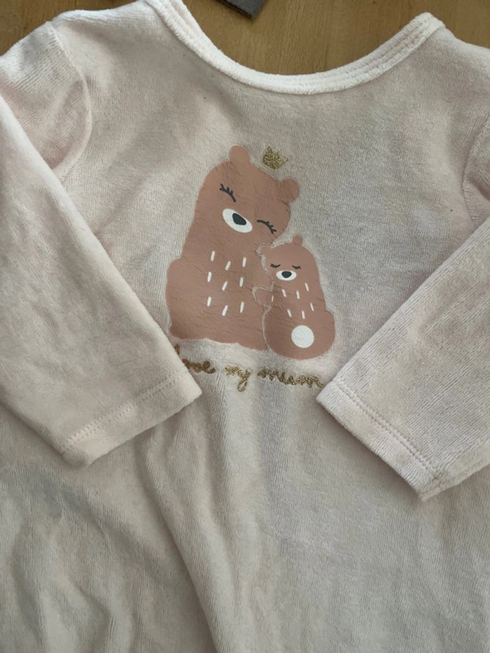 pyjama velours 6 mois gemo - photo numéro 2