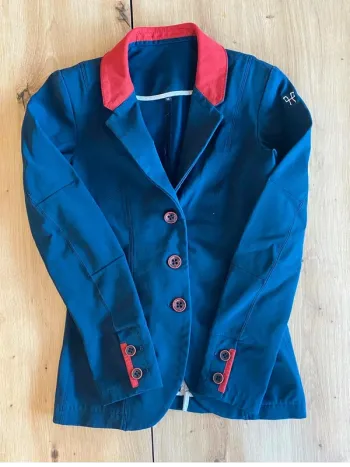 Veste  de  concours Horse Pilot –  Taille 36 –  Bleu marine & Rouge –  Très  bon état