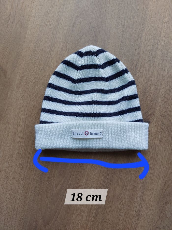 Bonnet "Elle est où la Mer? " 12/24 mois - photo numéro 2