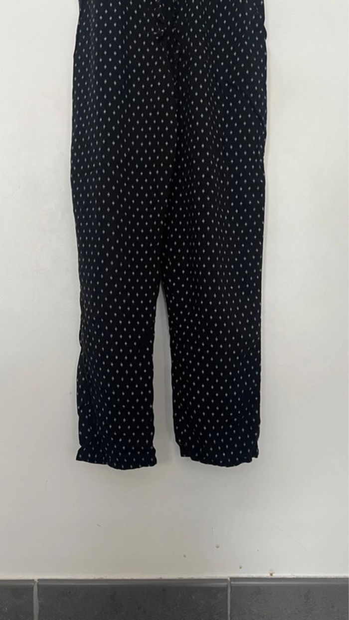 jolie combinaison pantalon couleur marine  en parfait état taille 38 100% viscose up2fashion - photo numéro 4