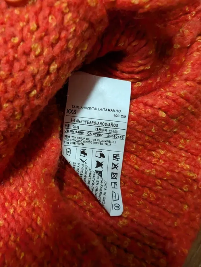 Gilet Benetton 3-4 ans - photo numéro 4