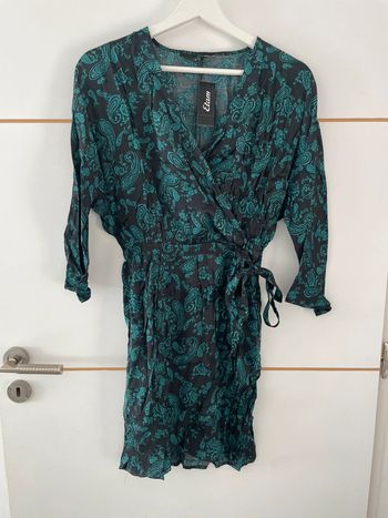 Robe noire imprimée 34 Etam