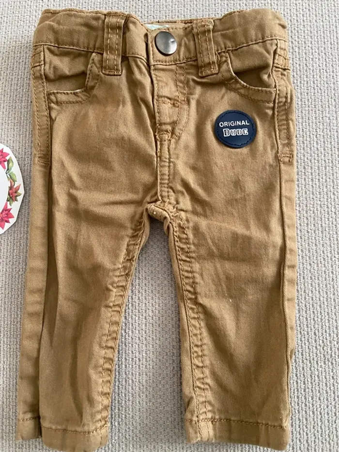 Pantalon slim mes petits cailloux 3 mois - photo numéro 2