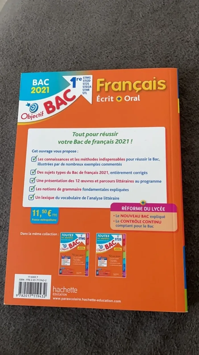 Lot Annales bac de français - photo numéro 5
