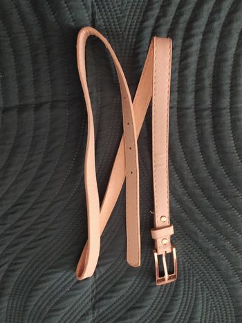 Ceinture beige/ marron