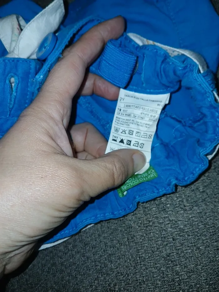 Short bleu 2 ans - photo numéro 5