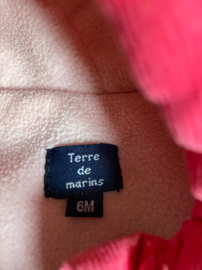 Manteau fille velour 6 mois - photo numéro 3