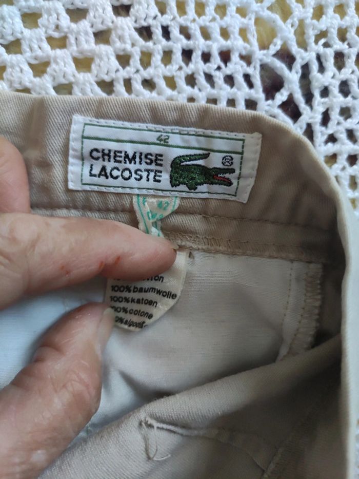 Short a pince Lacoste t42 - photo numéro 5