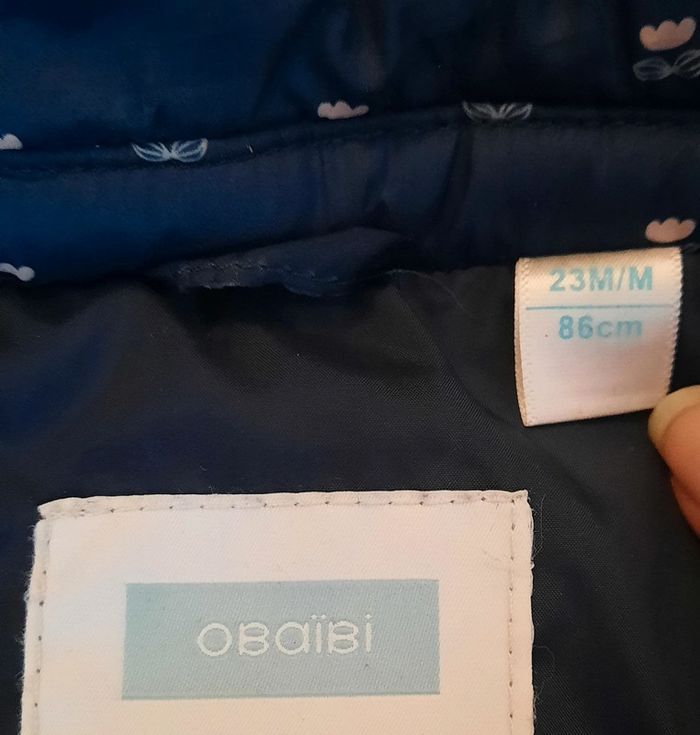 Manteau Obaibi 23 mois/86cm - photo numéro 3