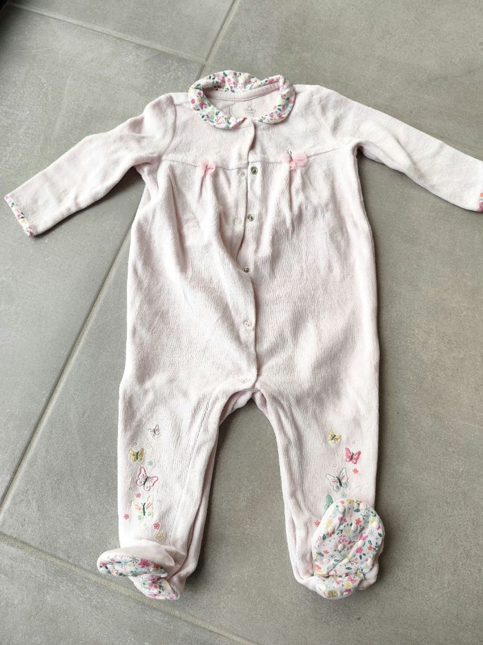 Lot de 3 pyjamas fille 12 mois - photo numéro 2