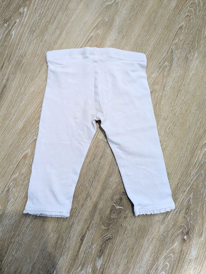 Legging court blanc 36 mois bébé - photo numéro 3