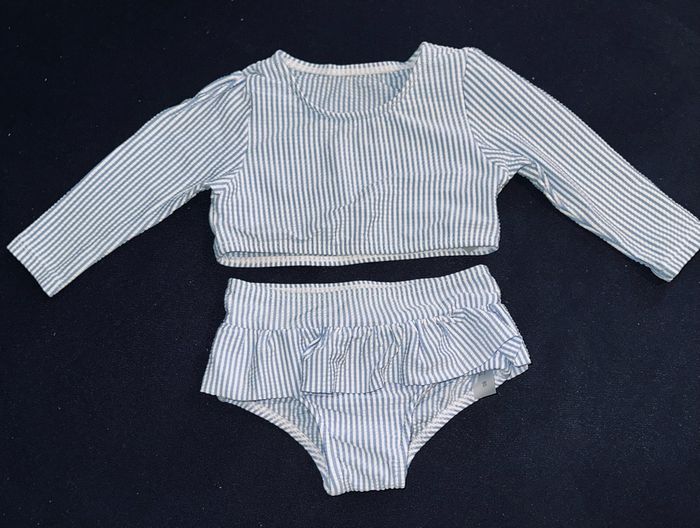 Maillot 2 pièce bleu SHEIN - 80CM
