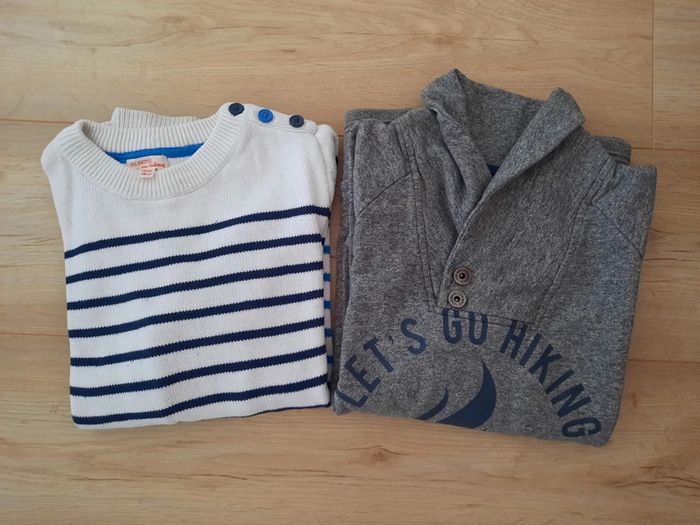 Lot de 2 pulls garçon 10 ans