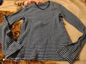 Pull Jennyfer taille 1 36 rayé bleu