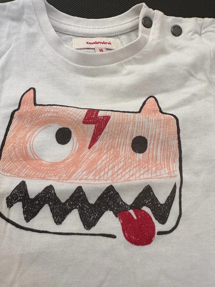T-shirt bébé garçon 18 mois/80 ( marque catimini - photo numéro 2