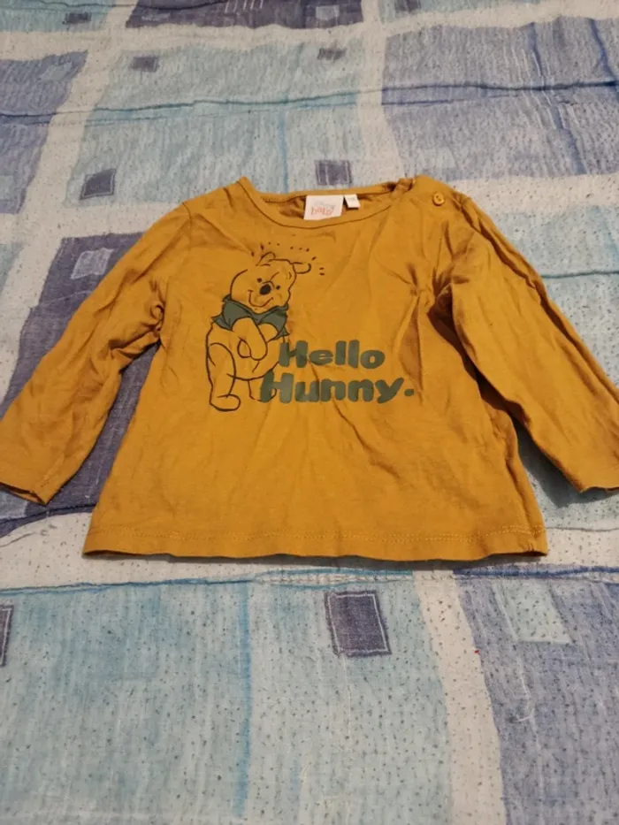 T shirt Winnie l'ourson 12 mois garçon