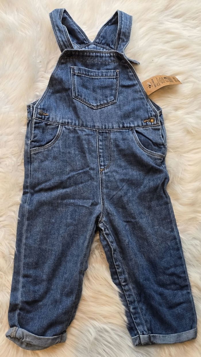 (Neuve non portée) 🏷🥰🤩 superbe salopette en jeans 36mois garçon 🤩🥰 - photo numéro 4