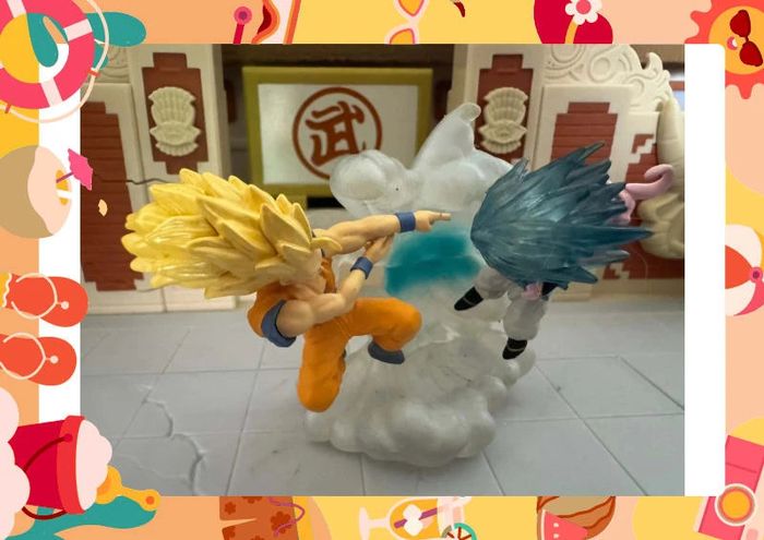 Dragon ball imagination goku super saiyan 3 et majin bu. - photo numéro 2