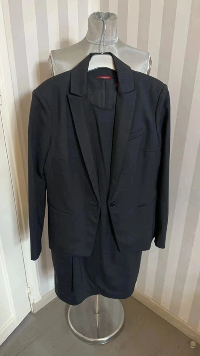 Robe + veste comptoir des cotonniers T:42 gris