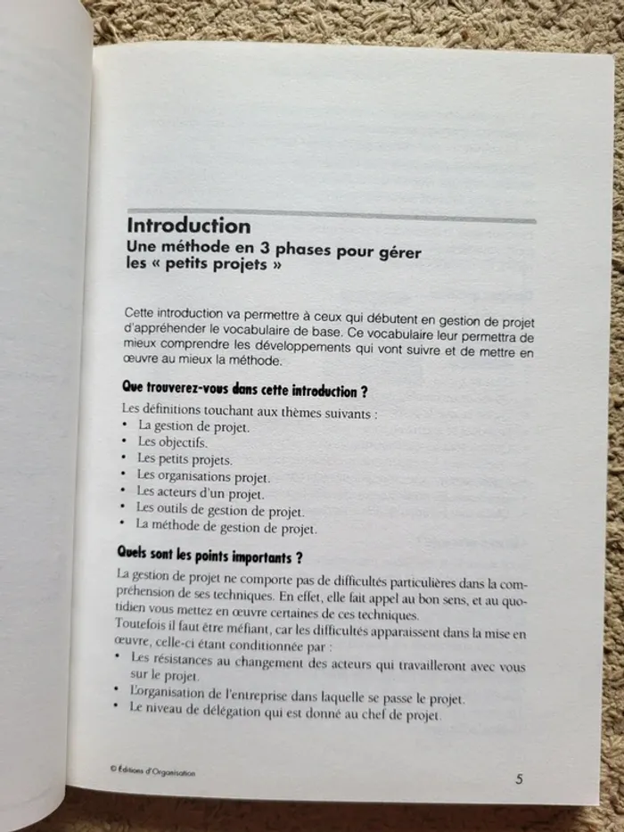 Livre avec CD-Rom "Le kit du chef de projet" d"Hugues Marchat - photo numéro 8