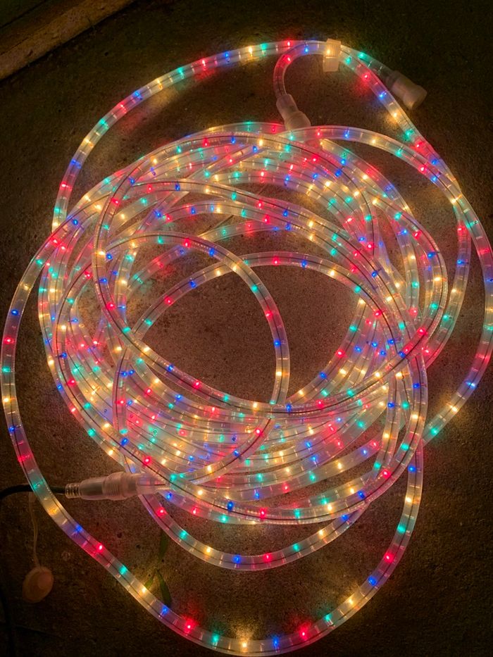 Guirlande lumineuse multicolore – 15 mètres – Extérieur (IP44)