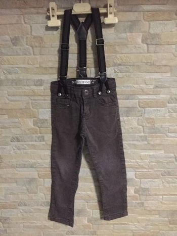 Jean à bretelles In Extenso 4A