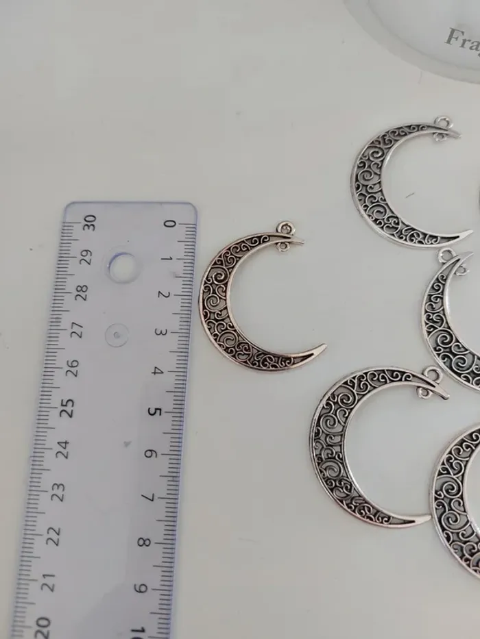 Lot de 7 pendentif lune - photo numéro 3
