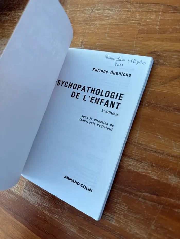 Livre psychopathologie de l’enfant - photo numéro 4