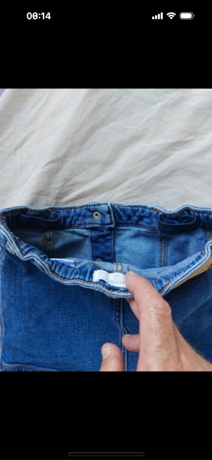 Jupe en jeans Mango taille 3 - 4 ans - photo numéro 4