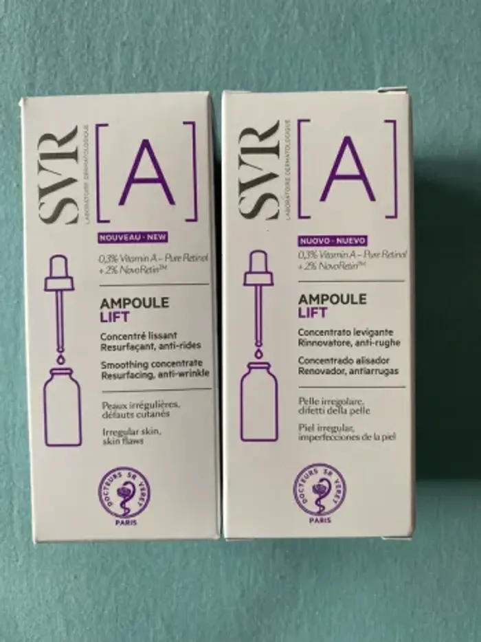 SVR ampoule lift anti rides