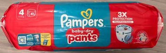 Pampers  baby dry pants taille 4 - photo numéro 4