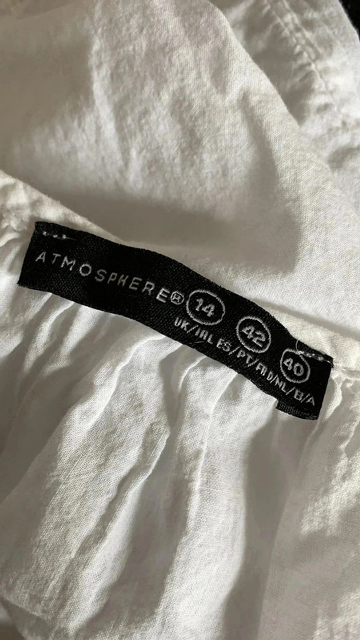 Blouse brodée atmosphère T:40/42 neuf - photo numéro 6