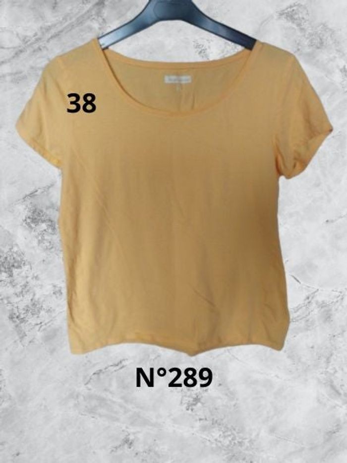 N°289 T-shirt jaune T38. Inextenso.