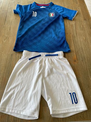 Tee-shirt et short foot Italie