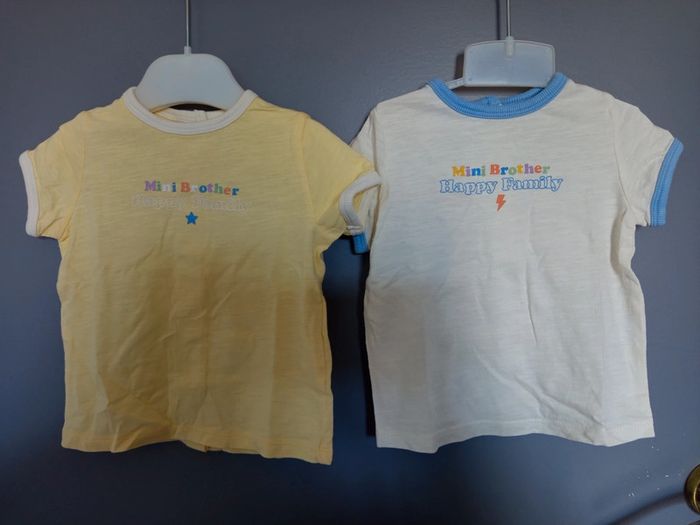 Lot t-shirt 6 mois