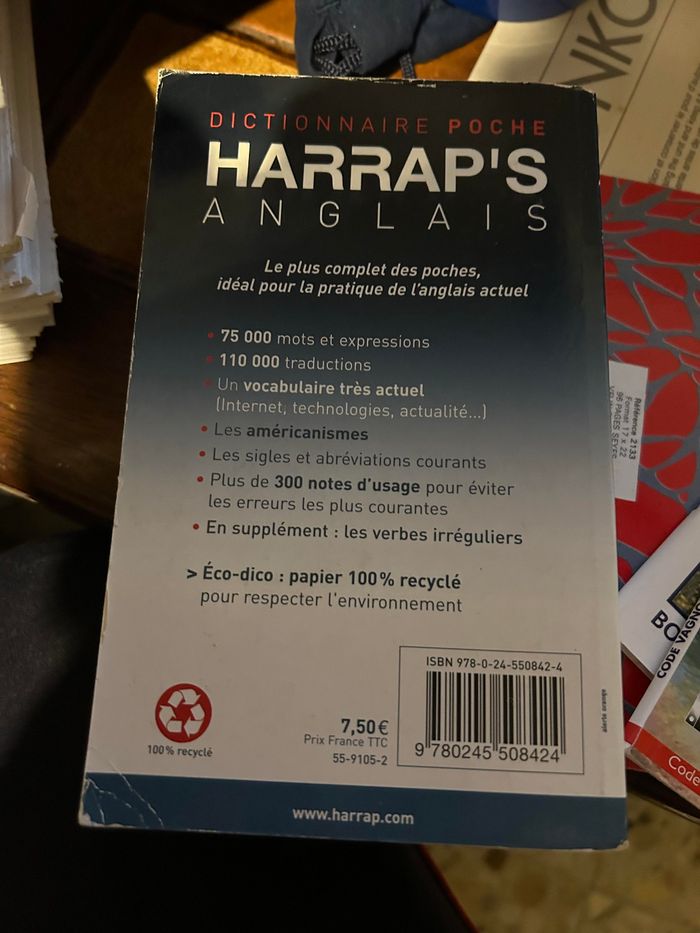 Dictionnaire Anglais Français