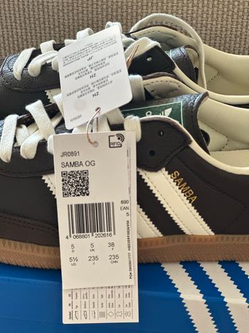 Chaussure Adidas samba Og marron  neuve taille 38