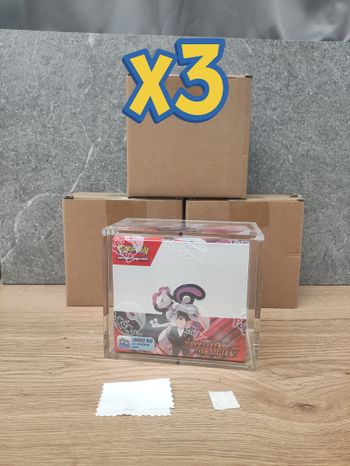 3 X Protections acrylique aimantées pour coffret Pokémon Display