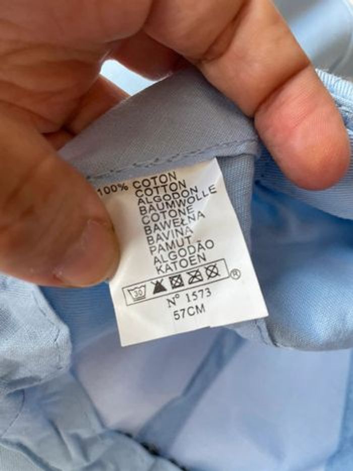 5 casquettes bleu identiques taille 57 en coton - photo numéro 4